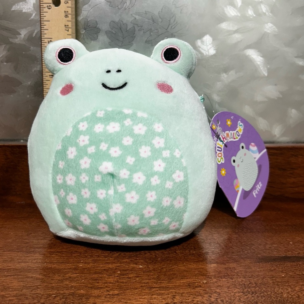 🔥 5/$25 Squishmallow - 5in - NWT - Fritz - Frog - #3
